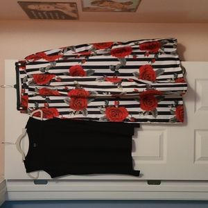 Gap knit top and skirt